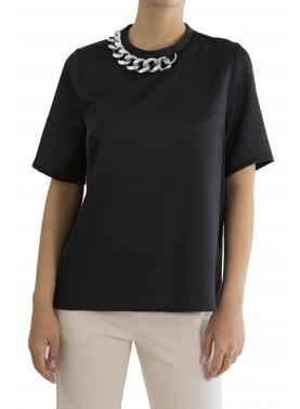 T-shirt con maniche corte e catena Imperial